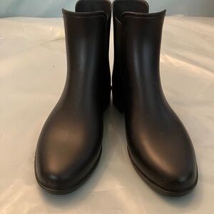 A New Day Chelsea  Black waterproof rain boot